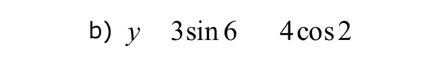 y3sin 6 □ 4cos 2