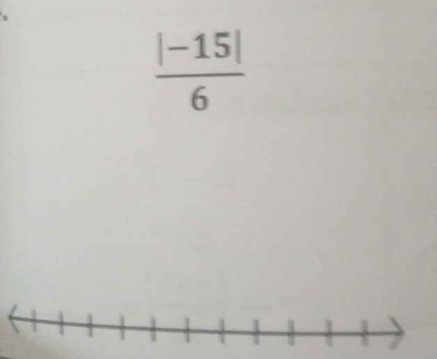  (|-15|)/6 