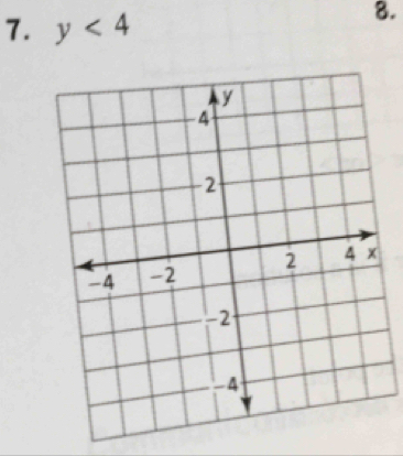 y<4</tex> 
8.