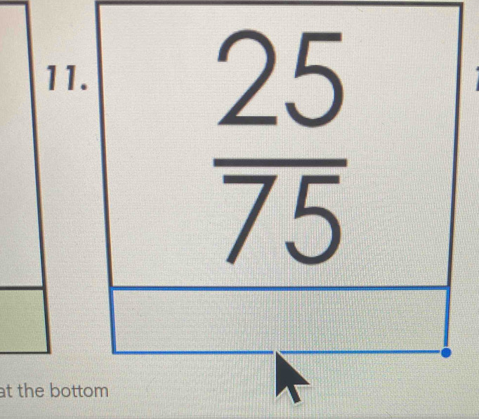  25/75 
at ottom