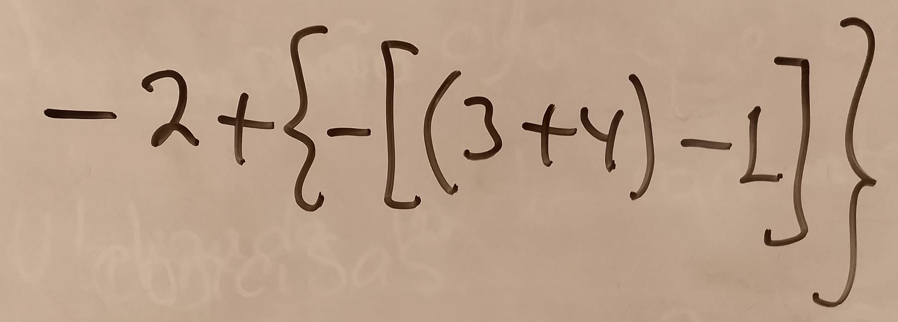 -2+ -[(3+4)-1]