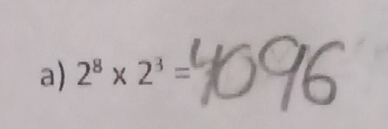 2^8* 2^3=