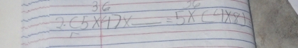 so 
2. (5* 4)x _  = =5* (4* 8)