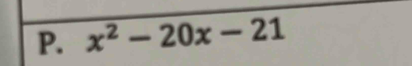 x^2-20x-21