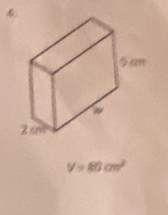 Saw 
2 a
V=86cm^2