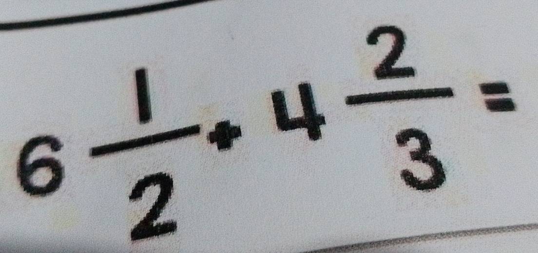 6 1/2 · 4 2/3 =