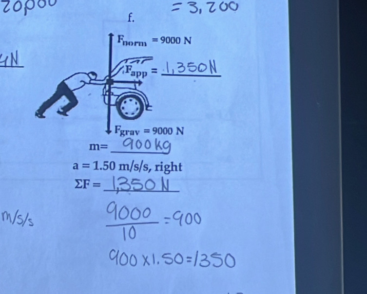 m=
a=1.50m/s/s, , right
sumlimits F=
_