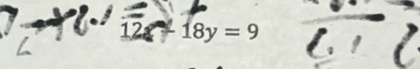 12x-18y=9