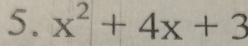 x^2+4x+3