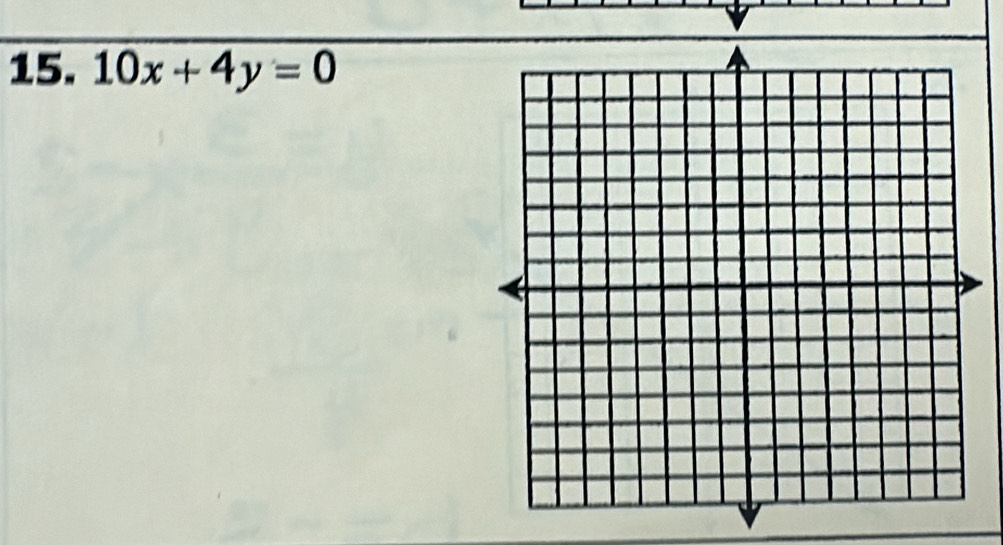 10x+4y=0