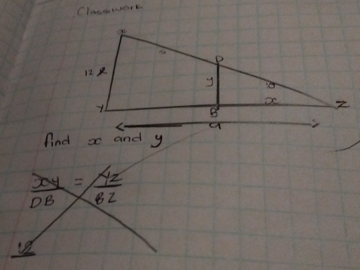 Classwork
 DH/Dy DB=frac A_zB_z
12