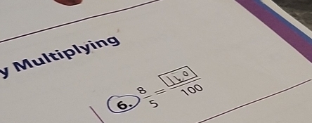 y Multiplying 
6.