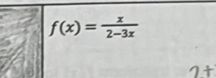 f(x)= x/2-3x 