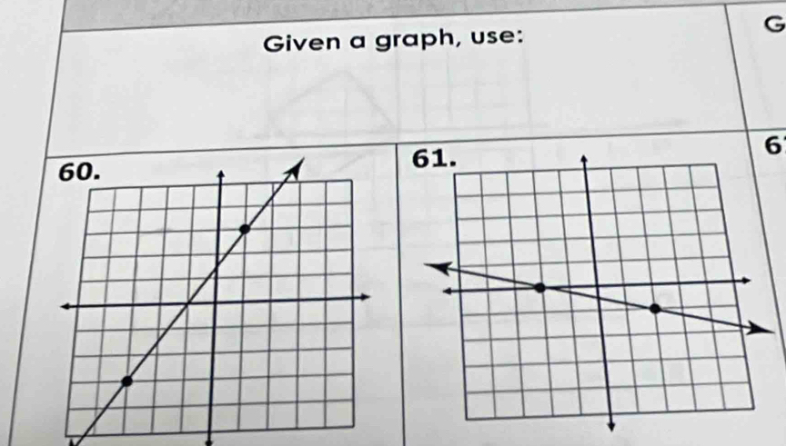 Given a graph, use:
G
6