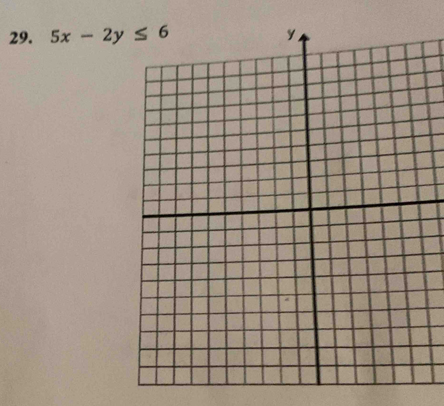 5x-2y≤ 6