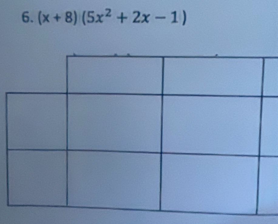 (x+8)(5x^2+2x-1)