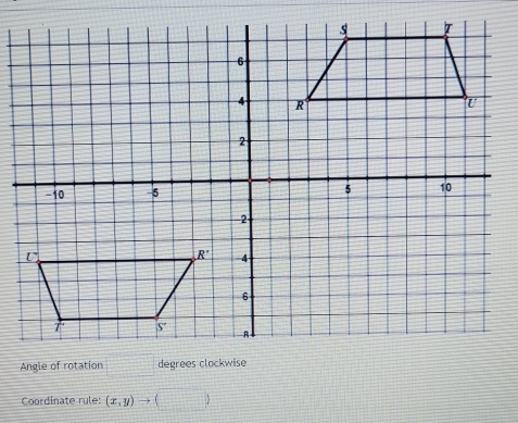 Coordinate rule: (x,y) vector to  ()