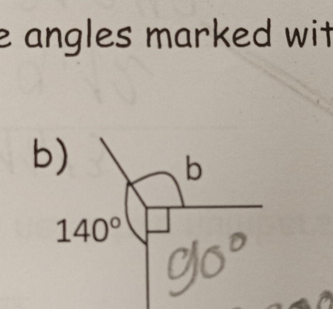 angles marked wit .
b