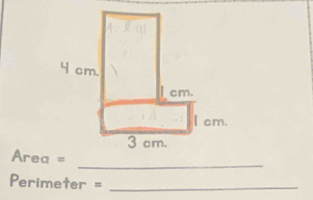 Area =
Perimeter =_ 