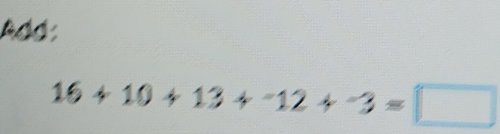 ROO:
16+10+13+^-12+^-3=□