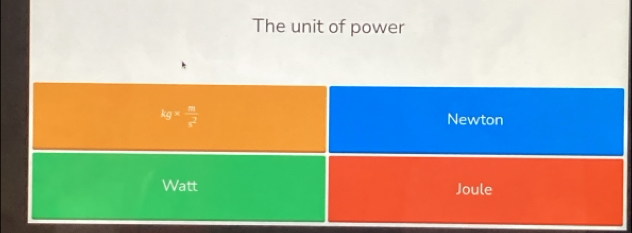 The unit of power