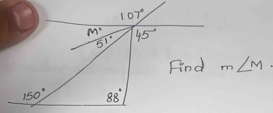 m∠ M frac 1a)^2frac 1/2