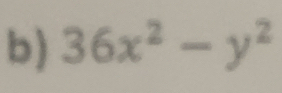 36x^2-y^2