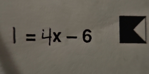 I=4x-6