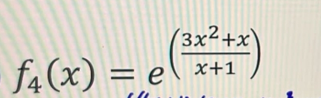 f_4(x)=e^((frac 3x^2)+xx+1)