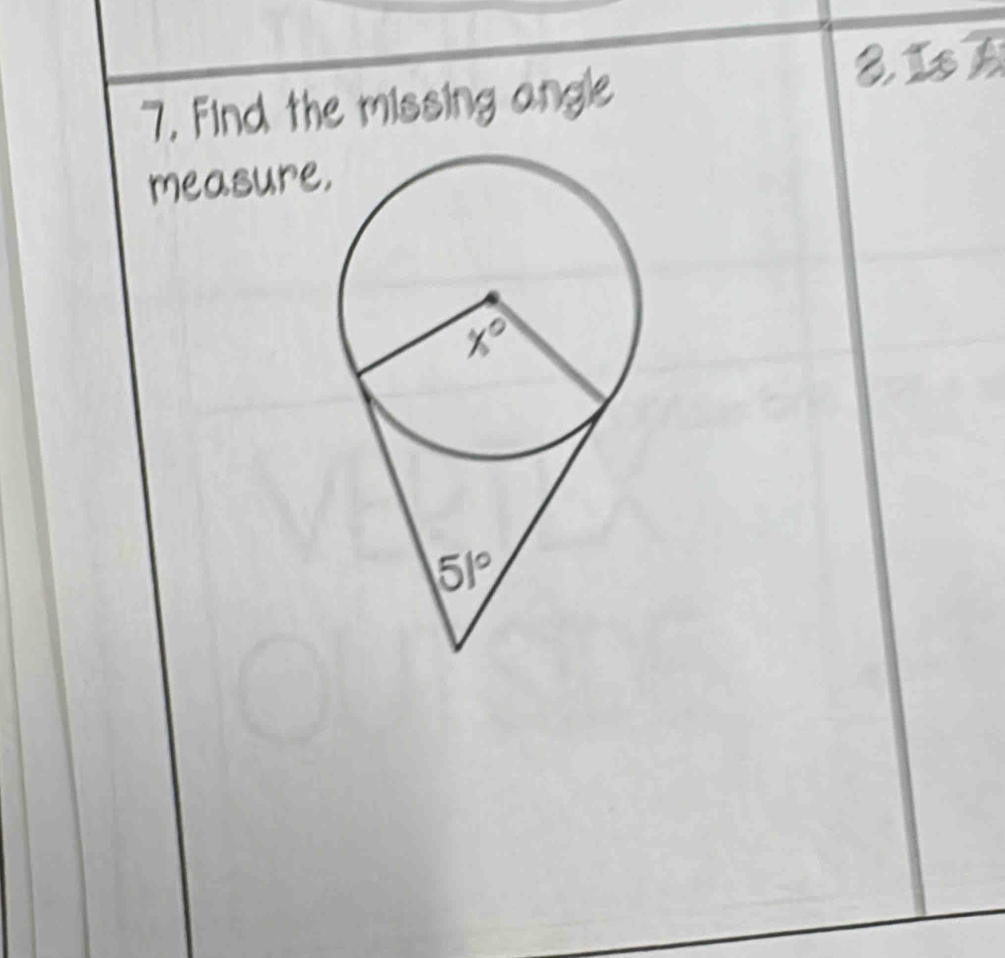 Find the missing angle 81s h
measure.