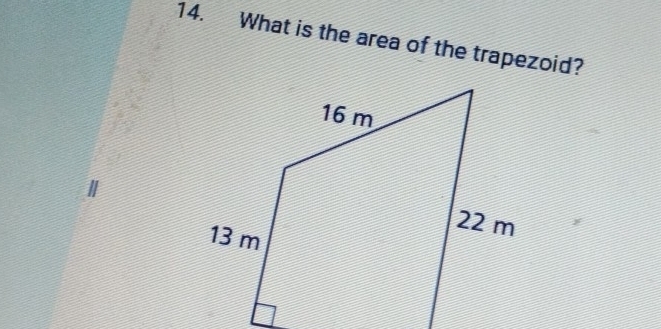 Solved: What is the area of the trapezoid? [Math]