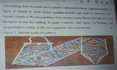 Solved: One strategy that you could use to connect mathematical ideas ...