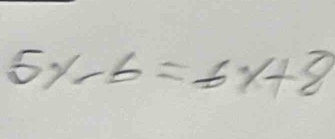 5y-6=6x+8