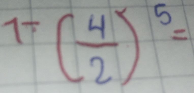 1-( 4/2 )^5=