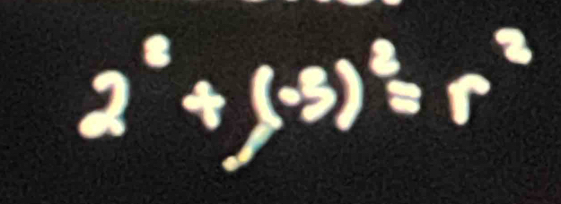 2^0+(-5)^2=r^2