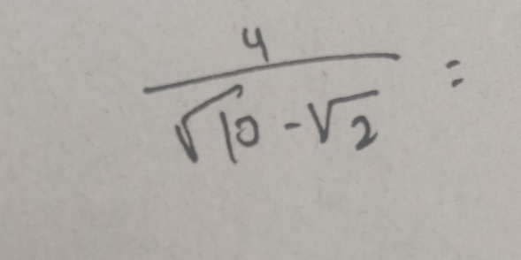  4/sqrt(10)-sqrt(2) =