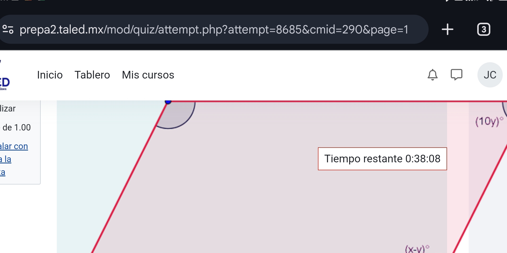 Resuelto:ª prepa2.taled.mx/mod/quiz/attempt.php?attempt =86858 cmid ...