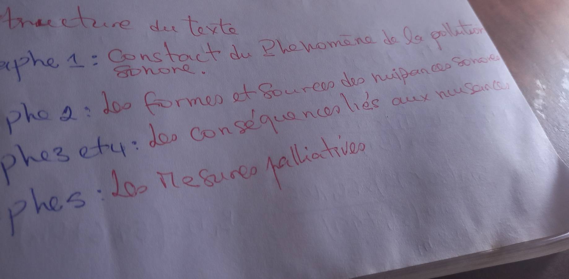 traecture deetaxto 
aphe 1 : Constact do Phewomona do Sa poat 
sohone. 
pho 2: doo formen ot Soureon doo hupan cao sonase 
phosety: doo conselquenceo lide aly meusante 
phes Loo Te suree falliative.