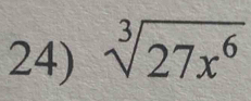 sqrt[3](27x^6)