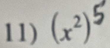 (x²)5