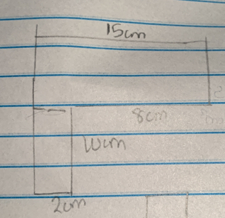 15cm
e
8cm
wum
zum