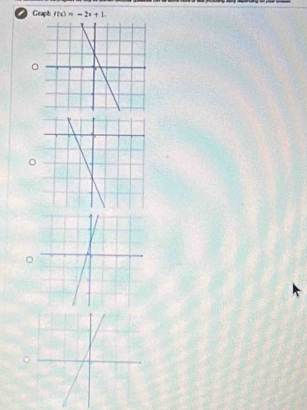 Graph f(x)=-2x+1.