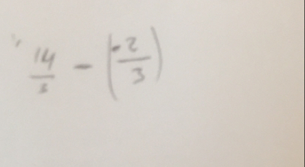  14/3 -( (-2)/3 )