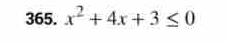 x^2+4x+3≤ 0