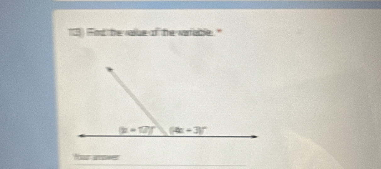 Find the value of the warrable.''
for aser