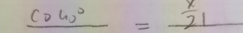 frac (C_60)°=frac  x/21 