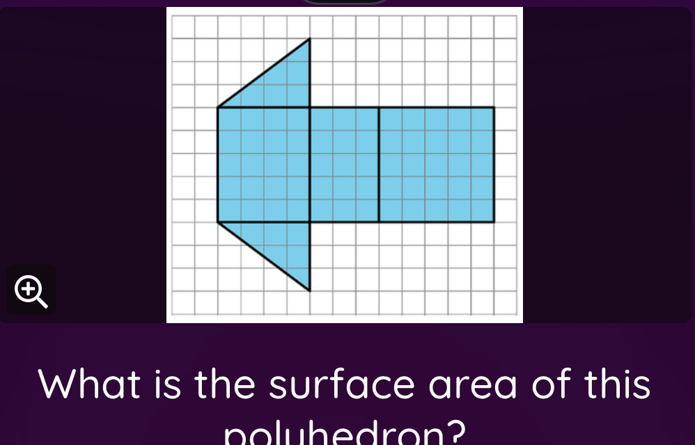 What is the surface area of this 
poluhedron?