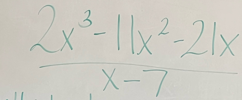 frac 2x^3-11x^2-21xx-^7