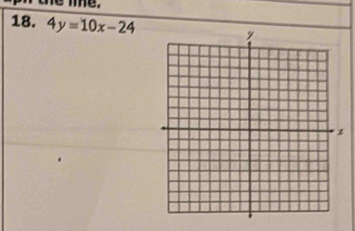 4y=10x-24