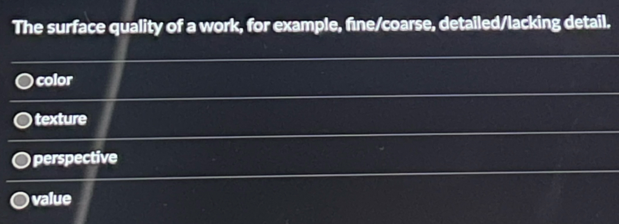 Solved: The surface quality of a work, for example, fine/coarse ...